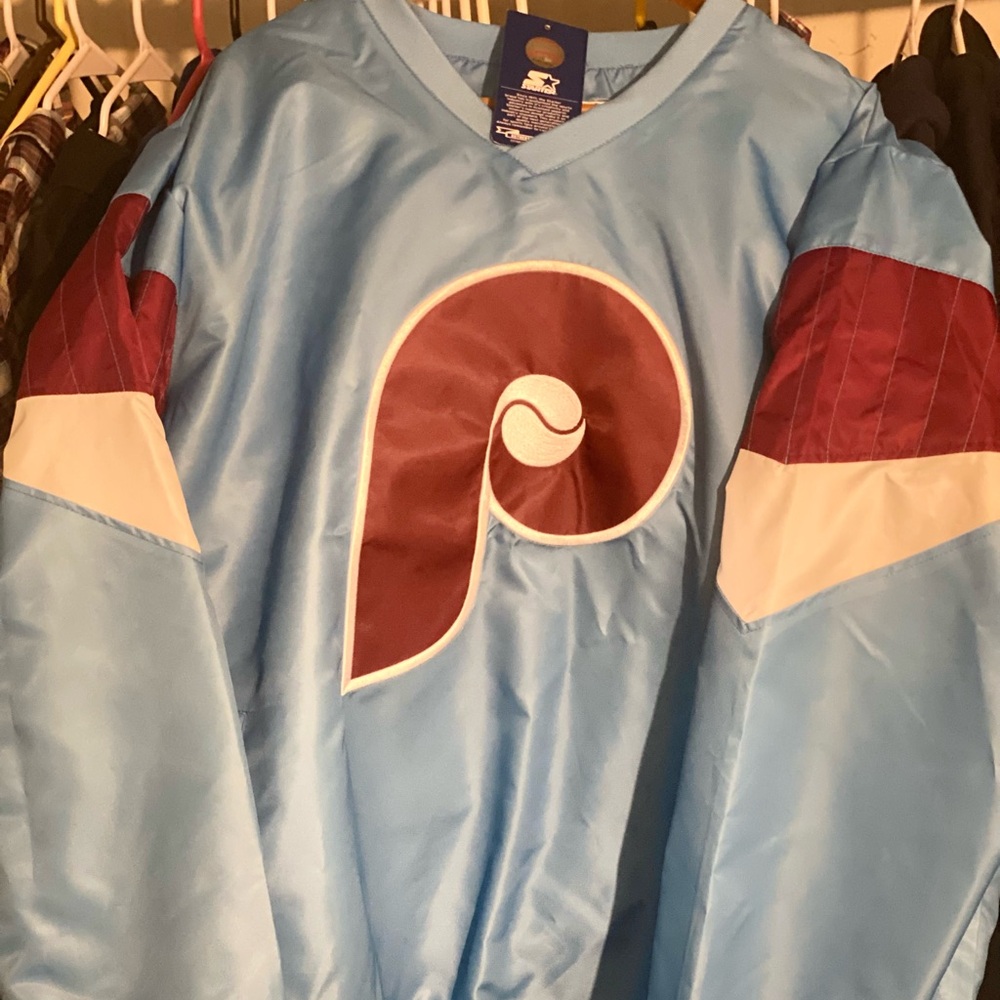 STARTER Blue and Maroon Jacket
